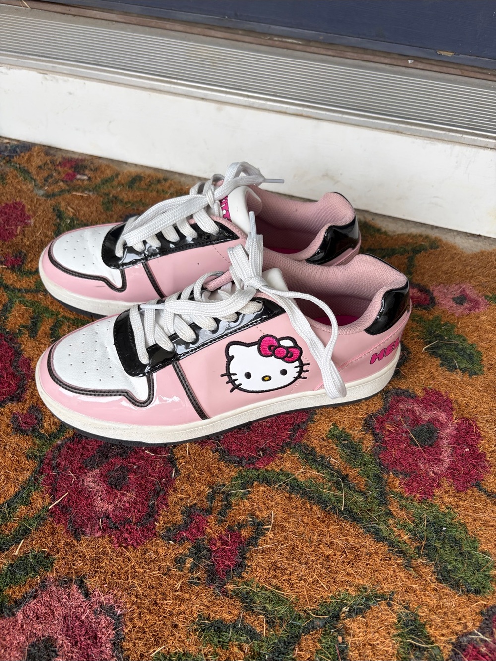 Hello Kitty Pink, White and Black Sneakers